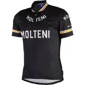 Rogelli Molteni Short Sleeve Jersey Zwart S Man