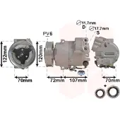 VAN WEZEL 3700K595 Aircopomp