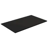 Saniclass Tops Topblad - 80x1.5x46cm - mat zwart