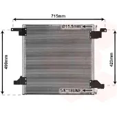 VAN WEZEL 30005377 Condensor voor airco