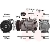 VAN WEZEL 8200K377 Aircopomp