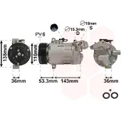 VAN WEZEL 0600K321 Aircopomp