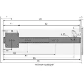 Hettich Draaischuifdeur systeem 600 mm