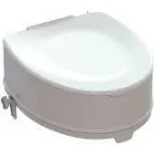 Briconess Toiletverhoger met bevestigingssysteem en witte zitting, hoogte 14 cm