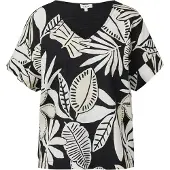 s.Oliver Shirt beige / zwart / wit