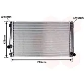 VAN WEZEL 53002419 Radiateur