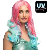 Boland - Pruik Nixie Pastel - Golvend - Lang - Vrouwen - Zeemeermin -