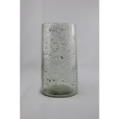 Mansion Atmosphere Vaas Bubbel Glas 16x16x27cm Grijs grijs Keramiek Vaas