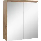 Badplaats Spiegelkast toledo 60 x 20 x 60 cm bruin badkamerkast