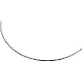 Zinzi 43cm zilveren omega collier 1,5mm breed ZIOM15-43