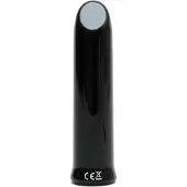 Malaga - bullet mini vibrator zwart - 10 cm