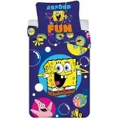 Spongebob dekbedovertrek 100 x 135 cm Katoen