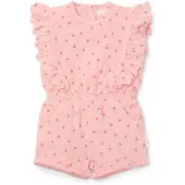 Little Dutch Playsuit - Roze - Sunny Flowers-86/92