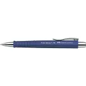Faber-Castell Poly Ball Intrekbaar Balpen Blauw 0,4 mm Medium Balpen Navulbaar