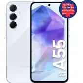Samsung Galaxy A55 5G 256 GB Geweldig IJsblauw 16,83 cm (6,6 inch) Super AMOLED-scherm, Android 14, 50MP drievoudige camera