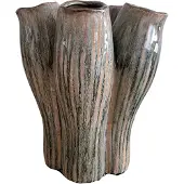 Countryfield Vaas Garber L H30cm groen groen Keramiek Vaas