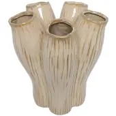 Countryfield Vaas Garber L H30cm beige beige Keramiek Vaas