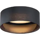 QAZQA Moderne plafondlamp zwart transparant 40cm incl. LED 3-staps dimbaar - Sue