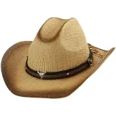 Faustmann Western zomerhoed met verstelbare binnenrand L/XL