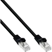 InLine Patchkabel, SF/UTP, Cat.5e, zwart, 7,5m