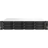 Qnap TS-1264U-RP-8G: NAS, model TS-1264U-RP-8G, 12 schijfbehuizing, 2U hoogte