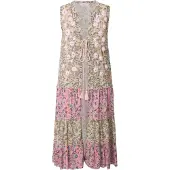 Miamoda Kimono beige / gemengde kleuren / pink