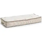 Zeller Opbergtas/beschermhoes beddengoed/kleding - onder bed - 104 x 46 cm - Opberghoezen
