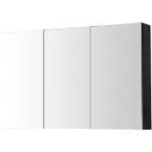 Aquazuro Spiegelkast Arezzo 120cm Zwart Mat