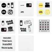 Insta360 Button Sticker Set