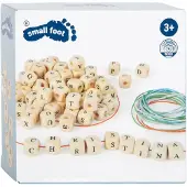 Small Foot - Houten Letterkralen Kettingen Maken, 300 Kralen