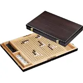 Philos Go & Go Bang in Houten Koffer (Speelstenen 13 mm)