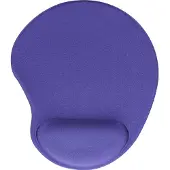 InLine Premium muismat met polsondersteuner voor optische en laser muizen / blauw