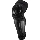 Leatt 3DF Hybrid EXT Zwarte Motocross Knie- en Scheenbeschermers Maat S-M