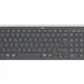 Hama 173057 Toetsenbord WK-300, DE (NL, Draadloze), Toetsenbord, Zwart