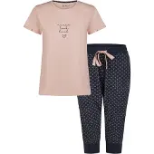 Louise Pyjama 'Essential Capri' pink