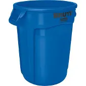 Rubbermaid Kringloopmateriaalverzamelaar Brute, polyethyleen, rond, 121 l, blauw