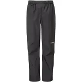 Rab - Women's Downpour Pants - Regenbroek 42 - Regular, zwart