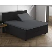 Dreamhouse Splittopper hoeslaken - dubbel jersey - antraciet - 180x200/220 cm