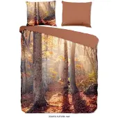 Pure Dekbedovertrek Micropercal Autumn - multi 200x200/220cm