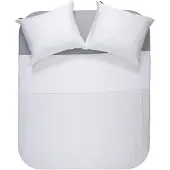 Primaviera Deluxe Primaviera dekbedovertrek effen - wit - Bamboe - 2-persoons (200x220 + 2st 60x70cm)