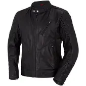 Bogotto Chicago retro motorjas, leer, zwart, maat 48