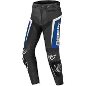 Berik Misle Zwart Blauw Wit Leren Motorbroek Maat 54