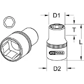 Ks Tools 918.1224 Steeksleutelelement
