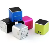 Technaxx Mini-luidspreker MusicMan Mini AUX, SD, USB Zwart