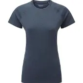 Montane F Dart T-Shirt, dames, blauw