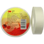 3M SCOTCH27-12X20 Textieltape Wit (l x b) 20 m x 12 mm 1 stuk(s)