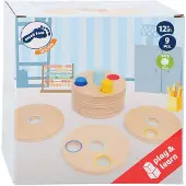 Small Foot - Houten Stapelspel Logisteck Educatief, 9dlg.