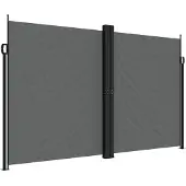 vidaXL Tuinscherm uittrekbaar 200x1200 cm antracietkleurig