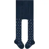 Falke Little Dot slijtvast huidvriendelijk katoen panty baby blauw - maat 62-68