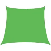 vidaXL Zonnezeil trapezium 160 g/m² 4/5x4 m HDPE lichtgroen